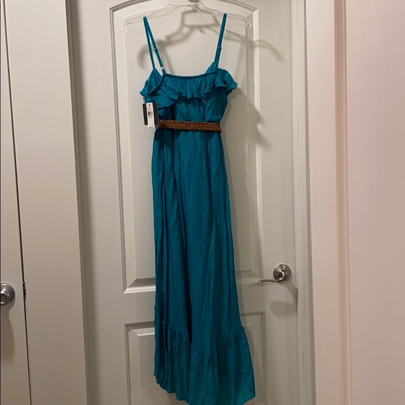 iZ Byer Hi-Low Lagoon Ruffle Adjustable StrapDress - Picture 9 of 12